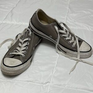 Gray Converse Low-Top Sneakers